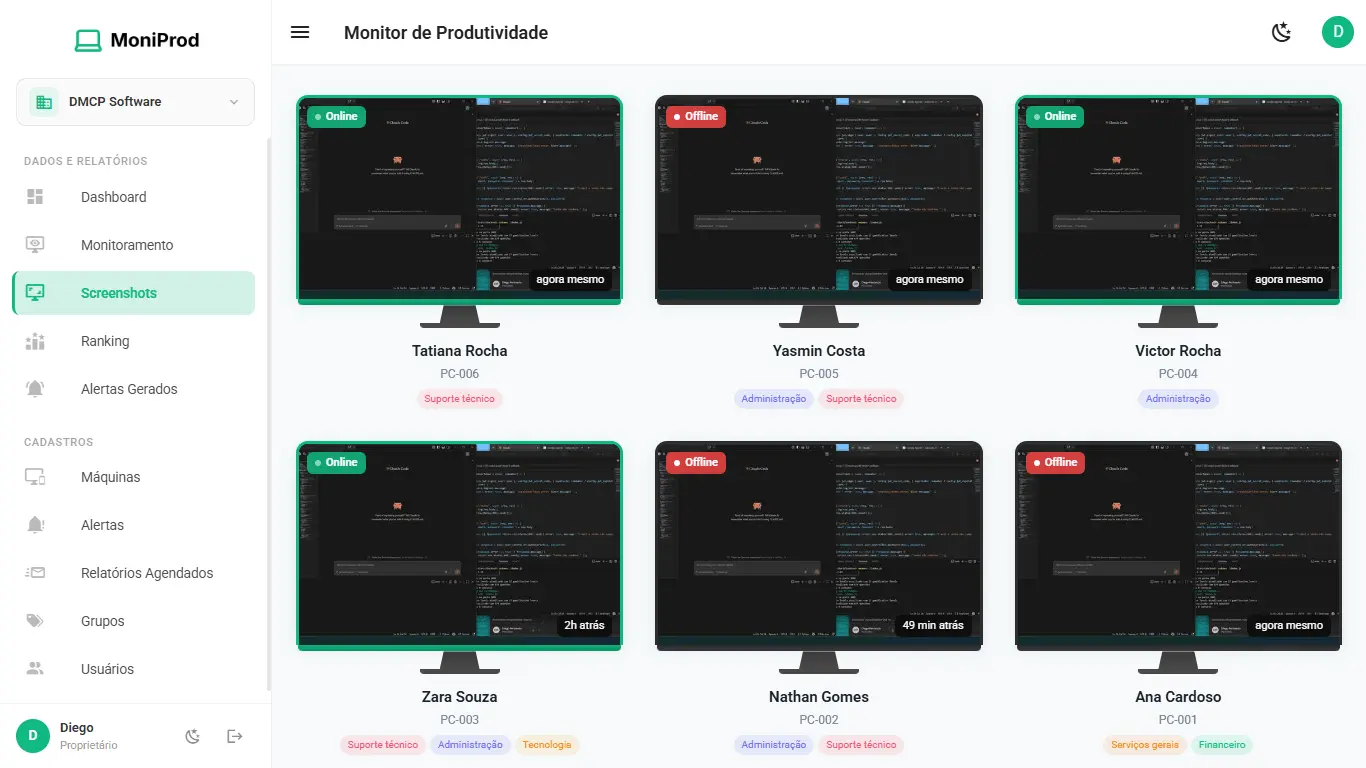 Captura de screenshots